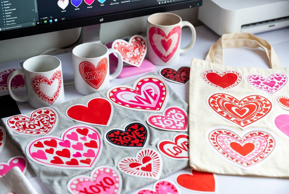 Valentine’s Day UV DTF Stickers & Decals: Romantic Gift Trends You Can Sell