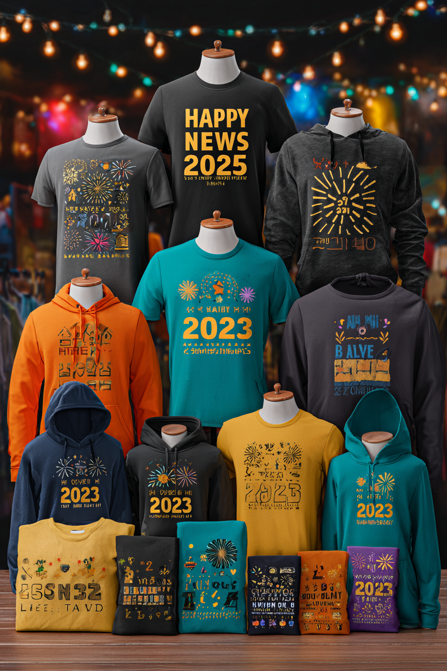 10 Fast-Selling New Year Shirt Designs You Can Print with DTF
