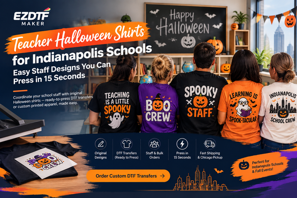 Teacher Halloween Shirts for Indianapolis Schools: Easy Staff Designs You Can Press in 15 Seconds