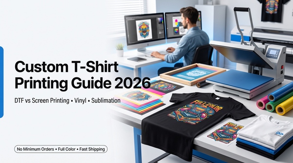 Custom T-Shirt Printing: The Complete 2026 Guide (DTF, Screen Print & More)