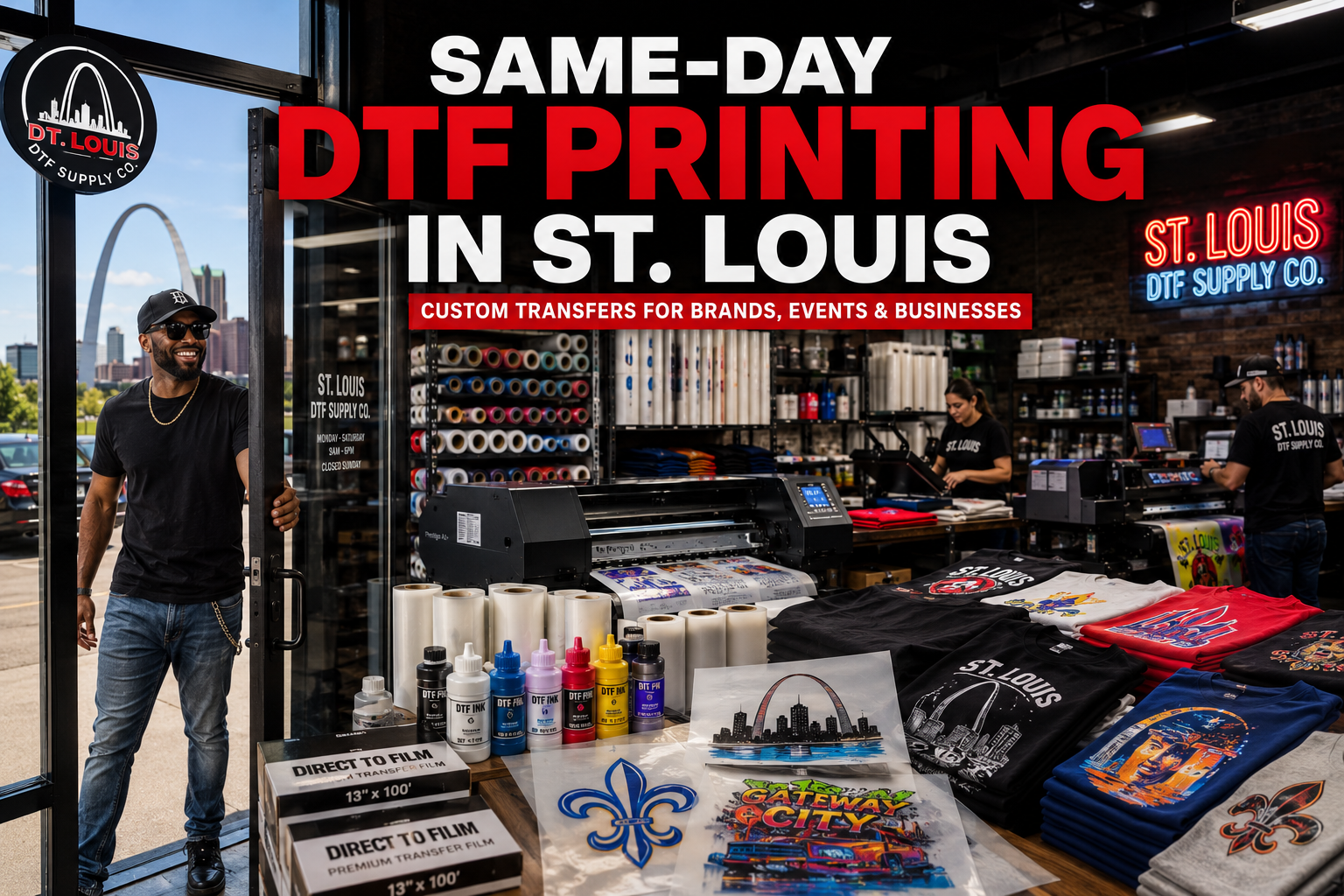 Where to Get Same-Day DTF Printing in St. Louis, MO