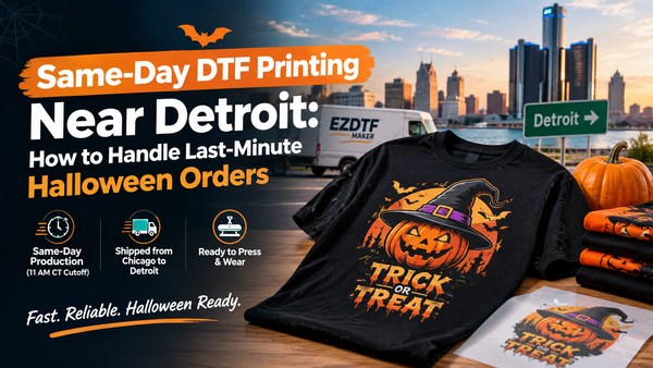 Same-Day DTF Printing Near Detroit: How to Handle Last-Minute Halloween Orders