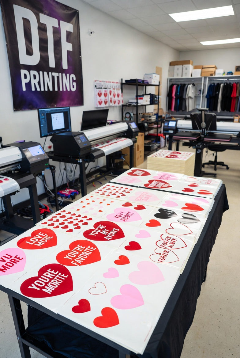 How Print Shops Can Make More Sales with Valentine’s Day DTF Gang Sheets