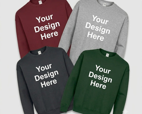 100 Custom Sweatshirts Bundle — Full Color Printed