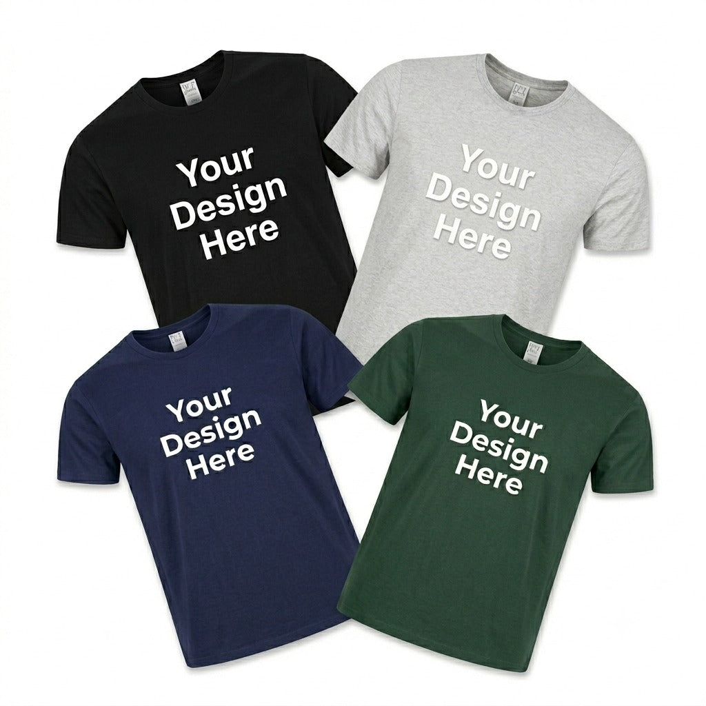 50 Custom T-Shirts Bundle — Full Color Printed