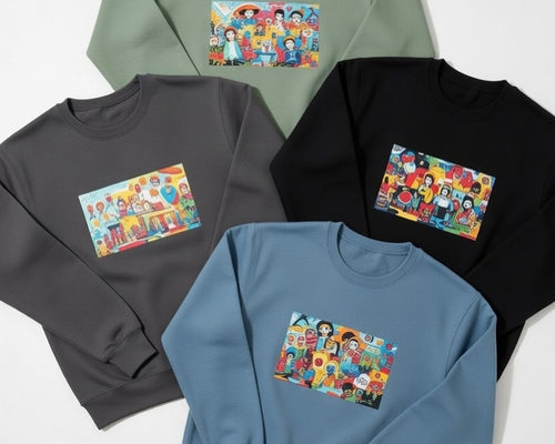 100 Custom Sweatshirts Bundle — Full Color Printed