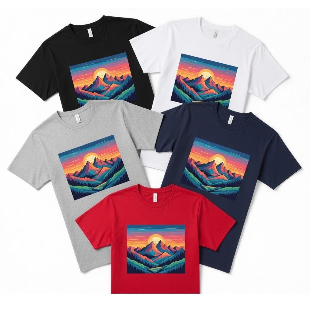 100 Custom T-Shirts Bundle — Full Color Printed