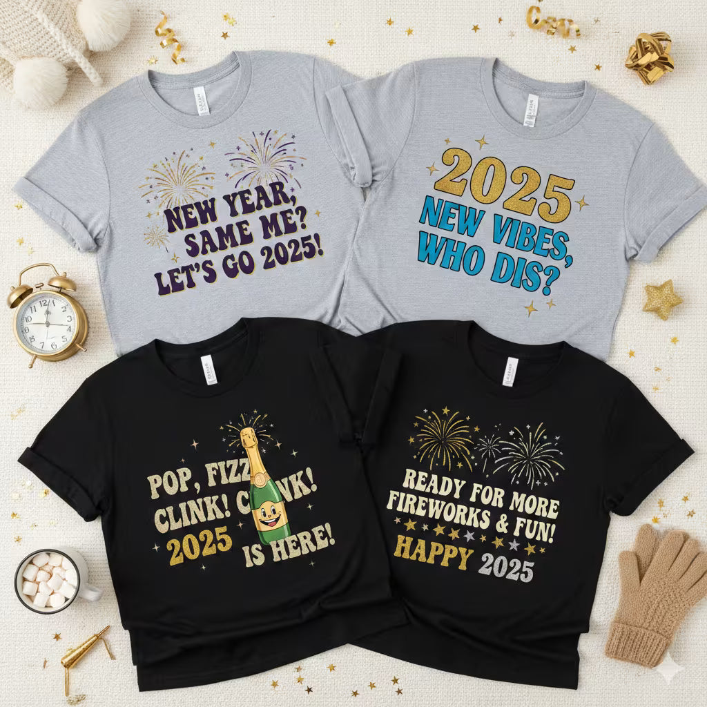 10 Fast-Selling New Year Shirt Designs You Can Print with DTF