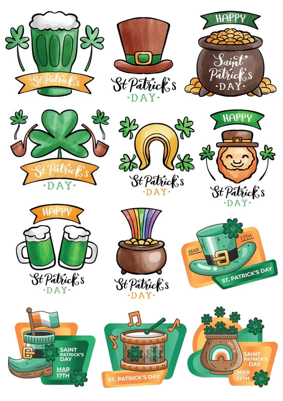 St. Patrick's Day Premade Gang sheet