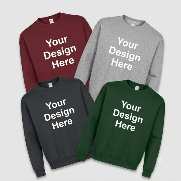 100 Custom Sweatshirts Bundle — Full Color Printed