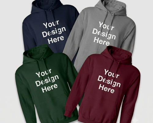 50 Custom Hoodies Bundle — Full Color Printed