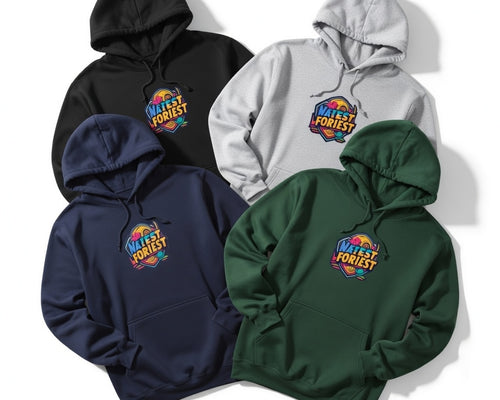 50 Custom Hoodies Bundle — Full Color Printed