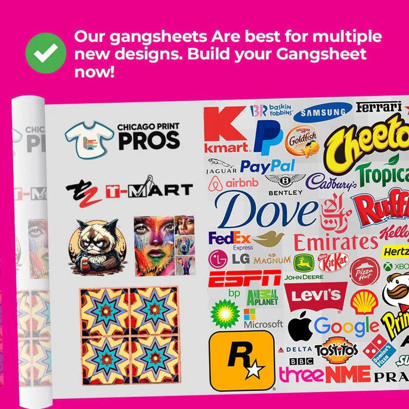 DTF Gang Sheet - Upload a Print Ready File