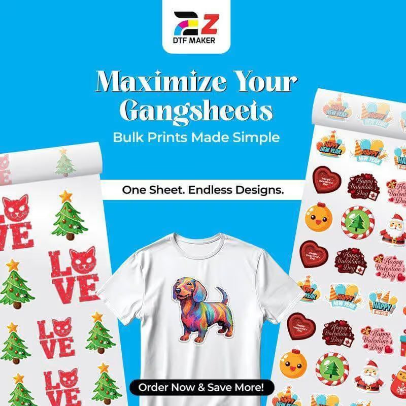 DTF Gang Sheet - Upload a Print Ready File